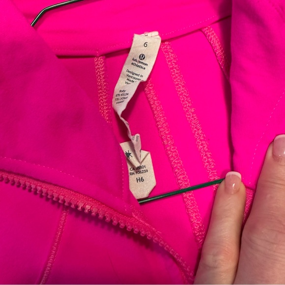 Lululemon  Pink Define Jacket Size 6 - Picture 6 of 6